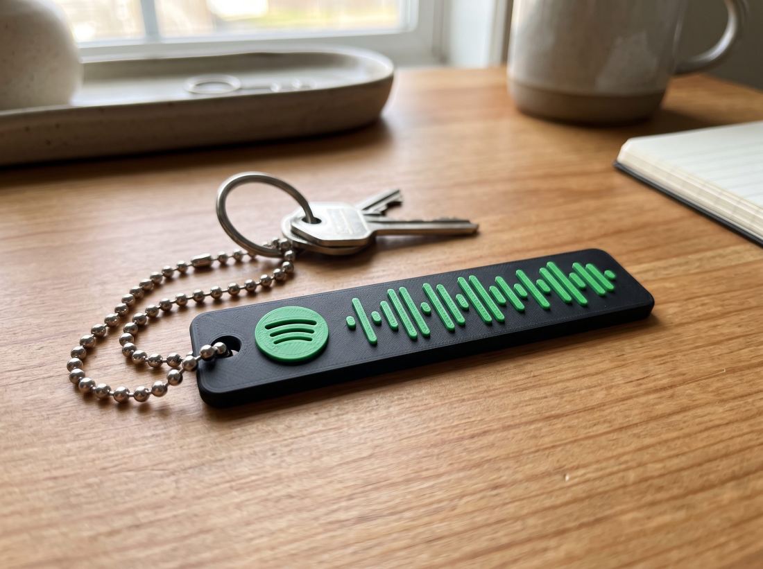 Music Code Keychain Designer