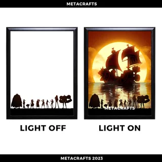 ONE PIECE LIGHTED FRAME