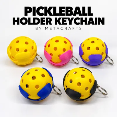 PICKLEBALL HOLDER KEYCHAIN
