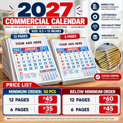 COMMERCIAL CALENDAR