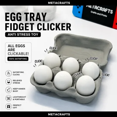 EGG TRAY FIDGET CLICKER