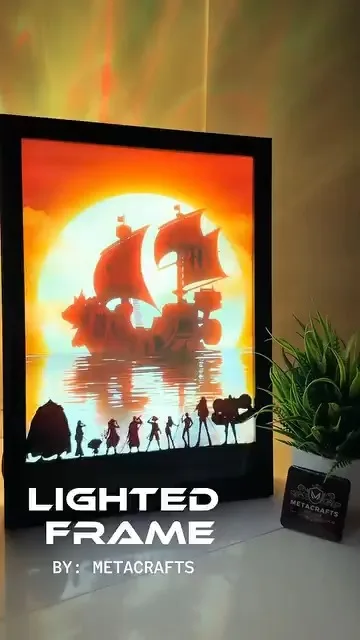Lighted frame by 𝐌𝐄𝐓𝐀𝐂𝐑𝐀𝐅𝐓𝐒
