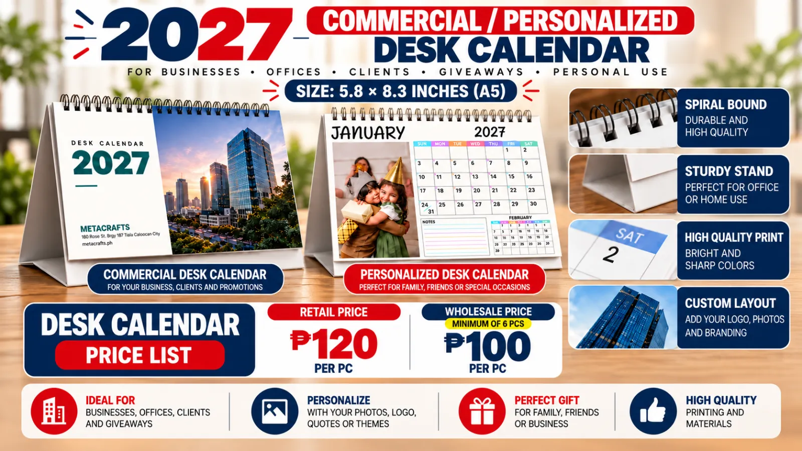 DESK CALENDAR