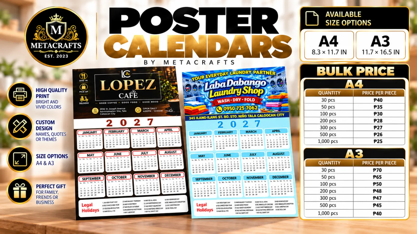 POSTER CALENDAR