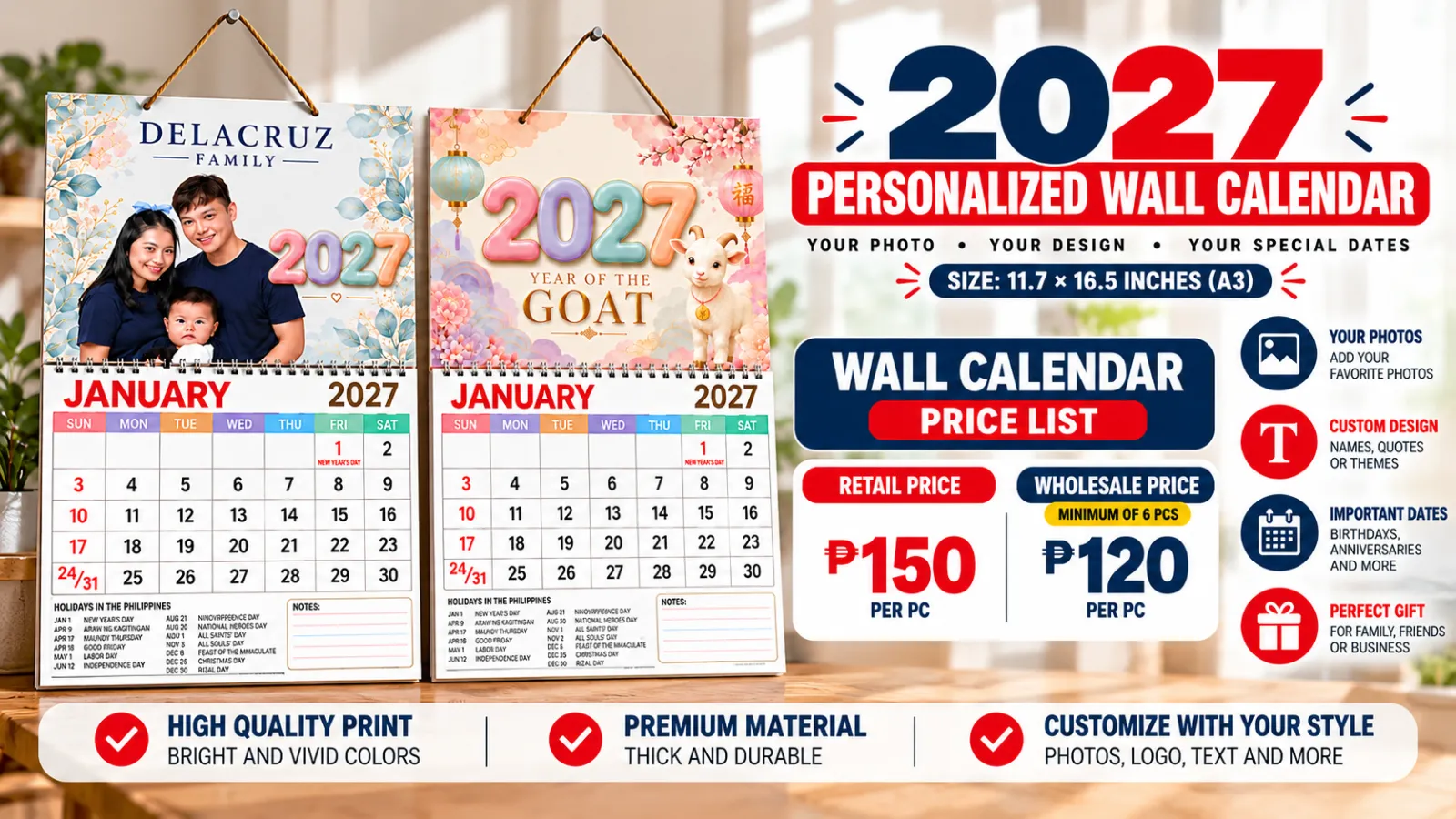 WALL CALENDAR